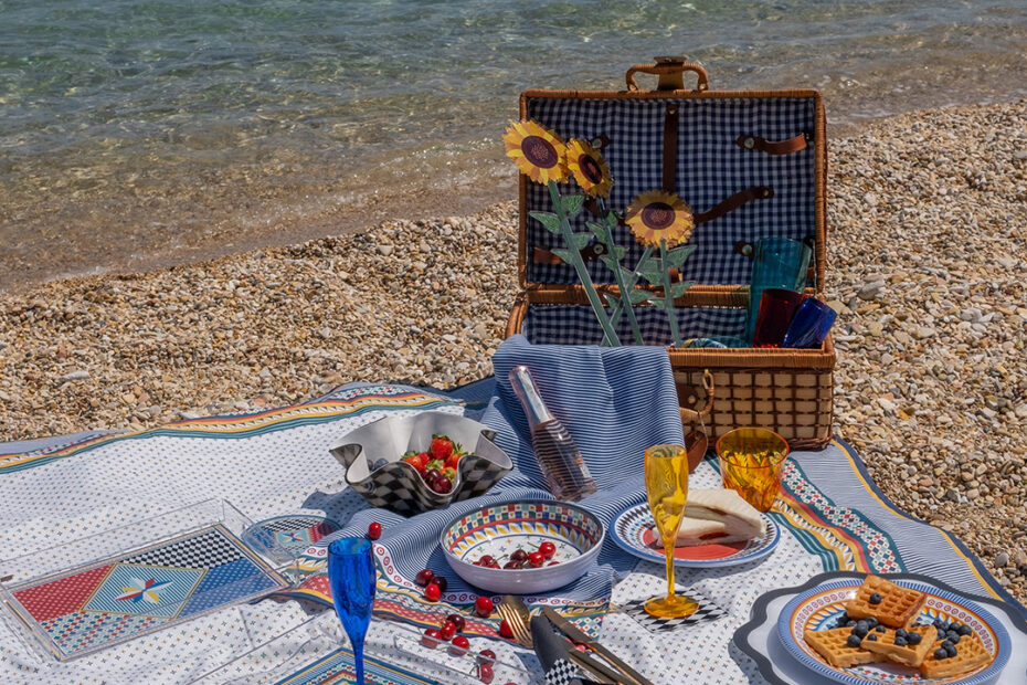 picnic sulla spiaggia